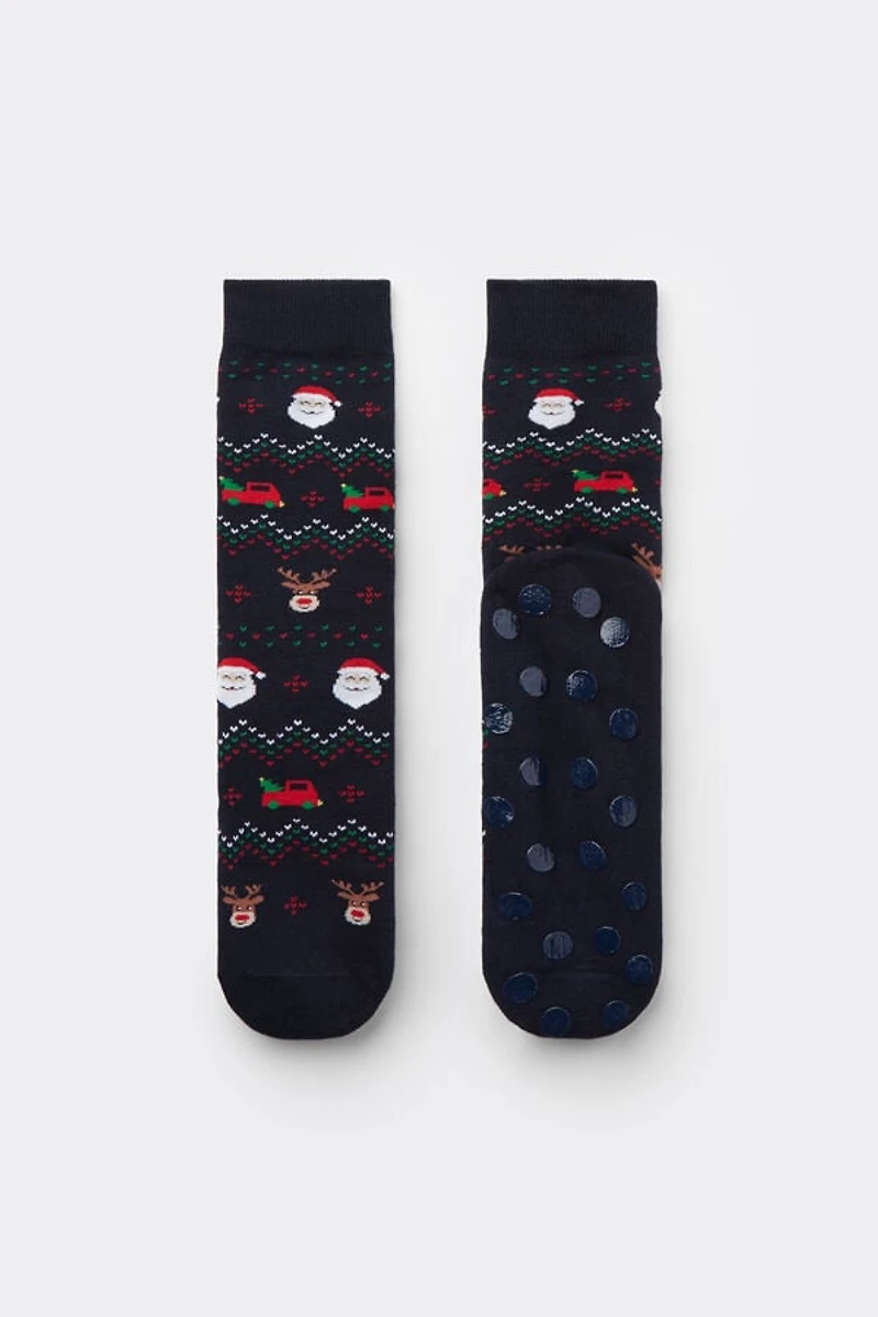 Norwegian Print Non-slip Socks