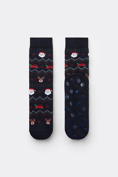 Norwegian Print Non-slip Socks