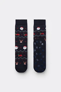 Norwegian Print Non-slip Socks
