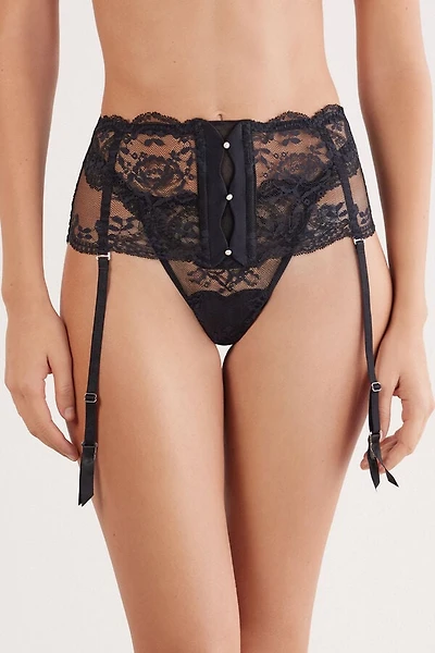 La Vie en Rose Garter Belt