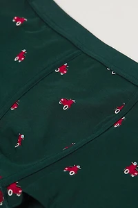 Scooter Print Natural Fresh Cotton Boxers