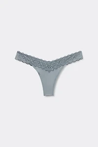 Lace and Microfiber ‘80s Style Brazilian
