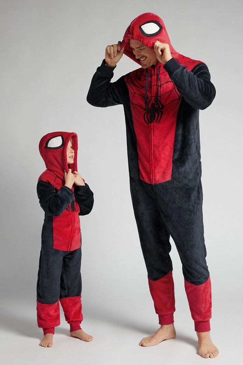 Marvel Spider-Man Fleece One Piece Pajamas