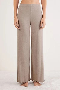 Luxyury Softness Full Length Modal Palazzo Pants with Cashmere