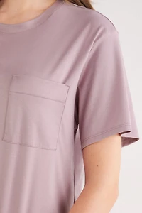 Elevated Cotton Short Sleeve Top