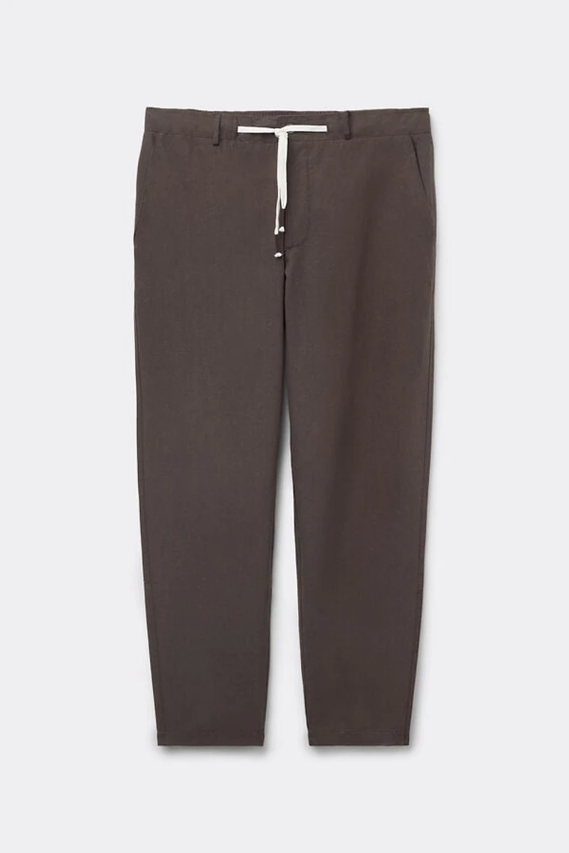 Full Length Linen and Cotton Pants