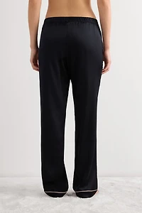 Full Length Silk Pants