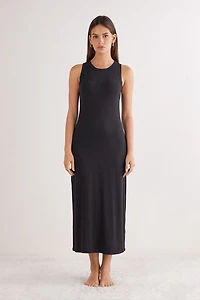 Your Everyday Wear Long Ribbed Nightgown