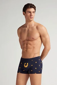 Horseshoe Print Superior Cotton Boxers