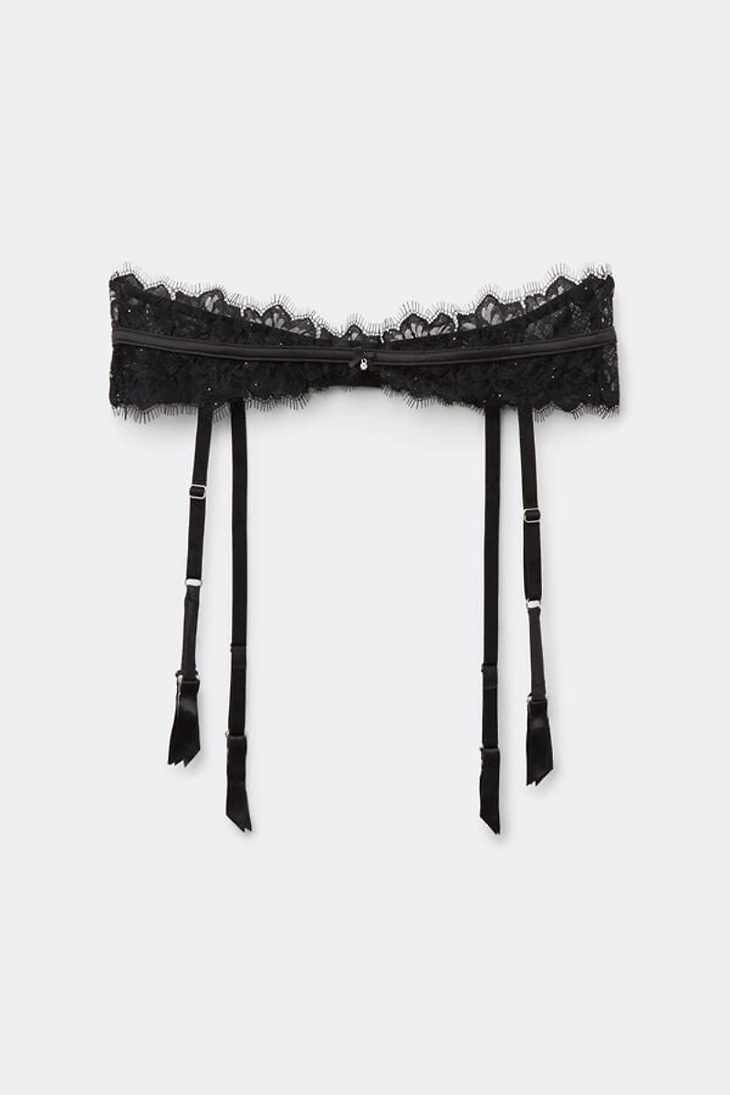 Glimmer of Pleasure Garter Belt