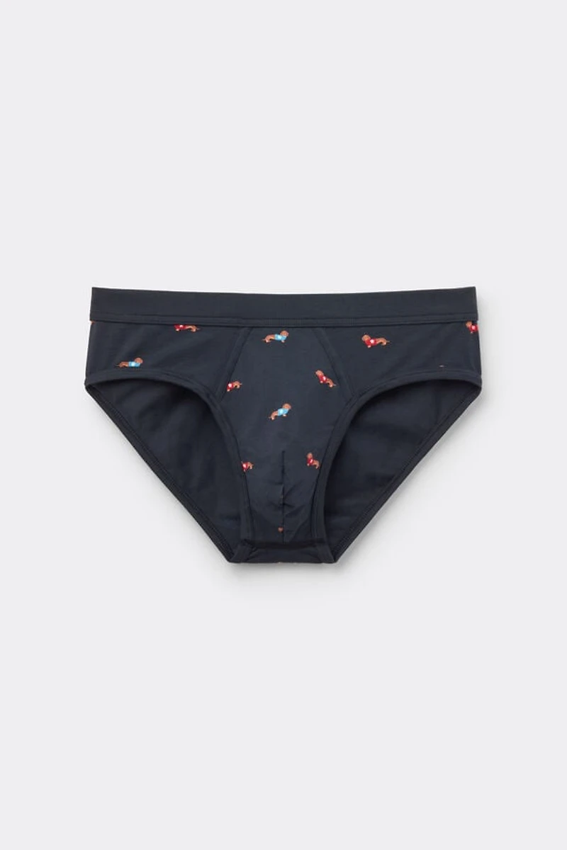 Puppy Print Superior Cotton Briefs