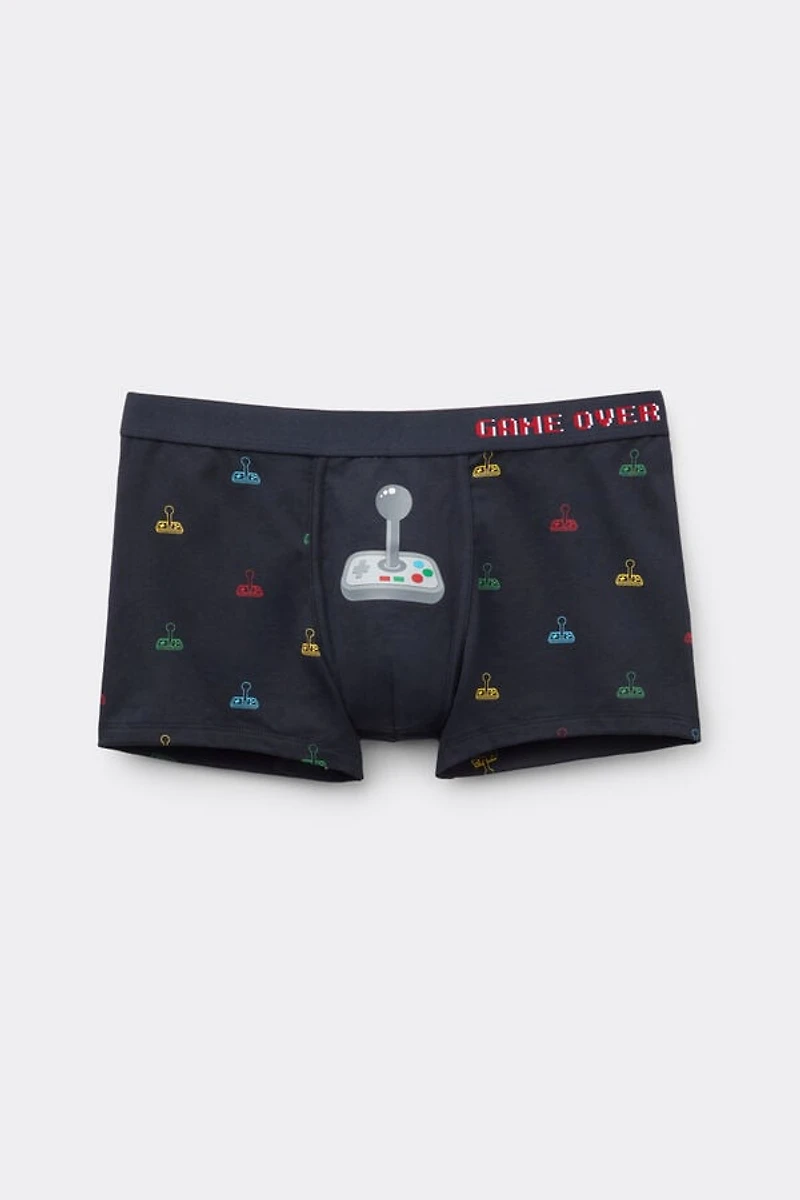 Joystick Print Superior Cotton Boxers