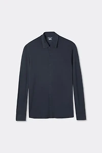 Modal and Silk Piqué Shirt