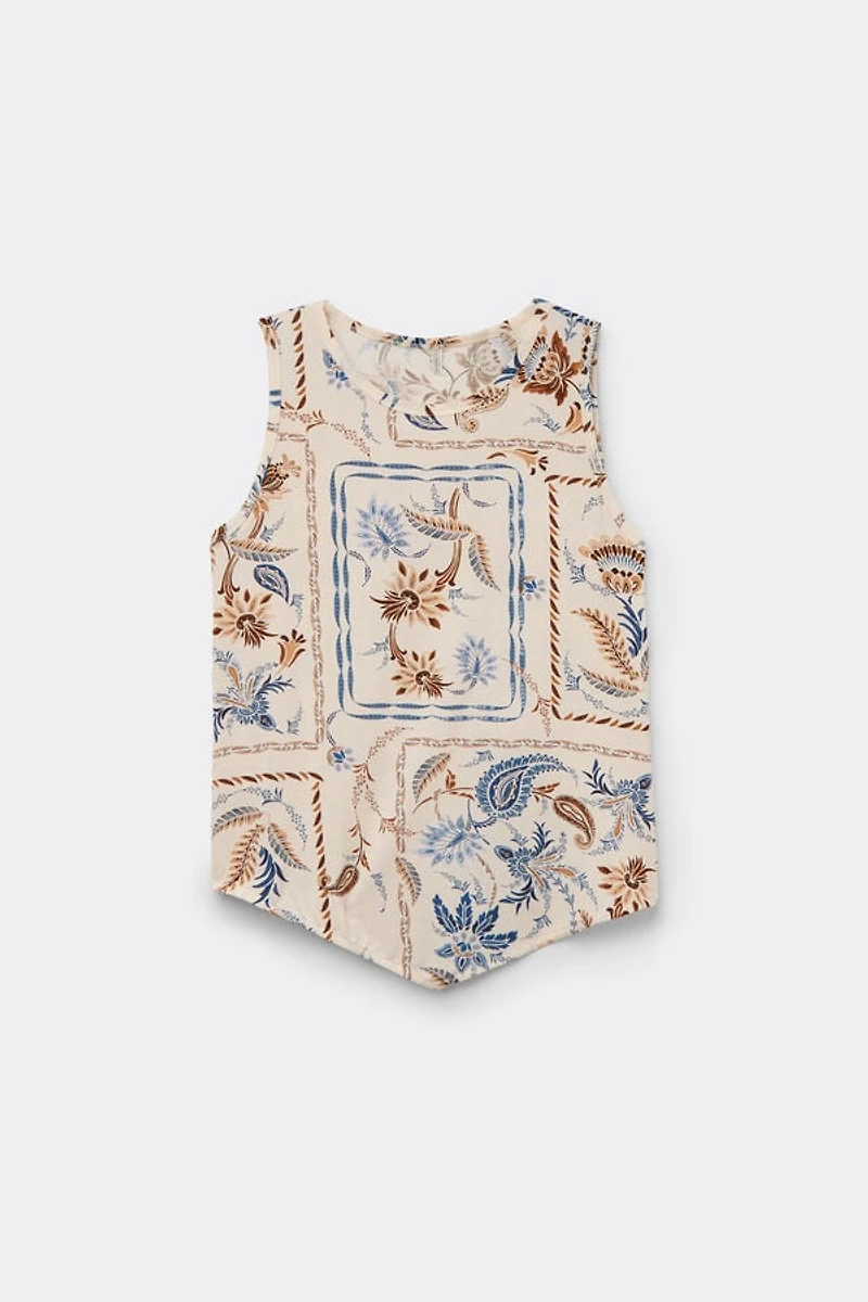 Italian Riviera Fresh Bamboo Tank Top