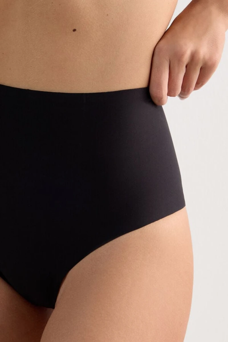 Raw-Cut Microfiber French Knickers