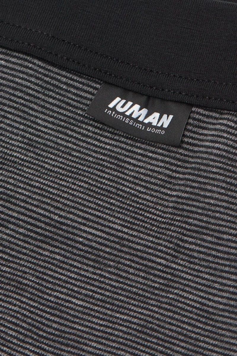 Micro-Stripe Print Superior Cotton Boxers