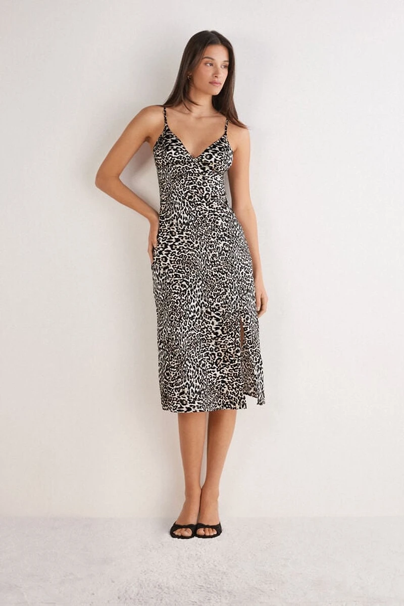 A Moment of Glamour Long Silk Slip