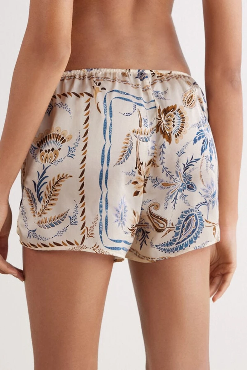 Italian Riviera Silk Shorts