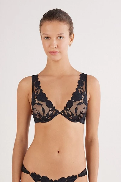 All About Flowers Balconette Bra