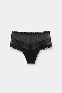All About Flowers High Waist Hipster Brazilian
