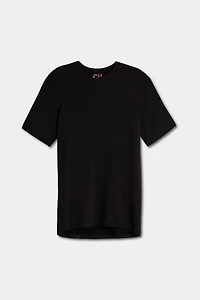 Short-Sleeve Modal-Cashmere Top
