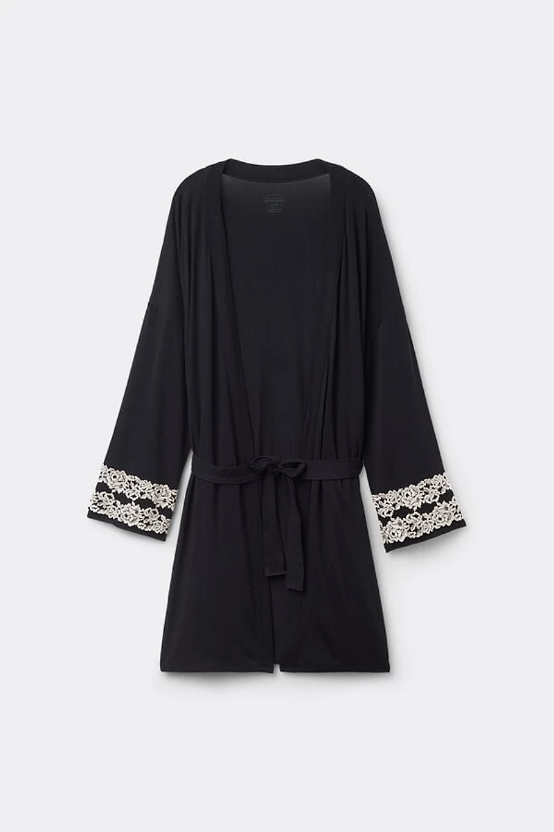 Pretty Flowers Modal Robe