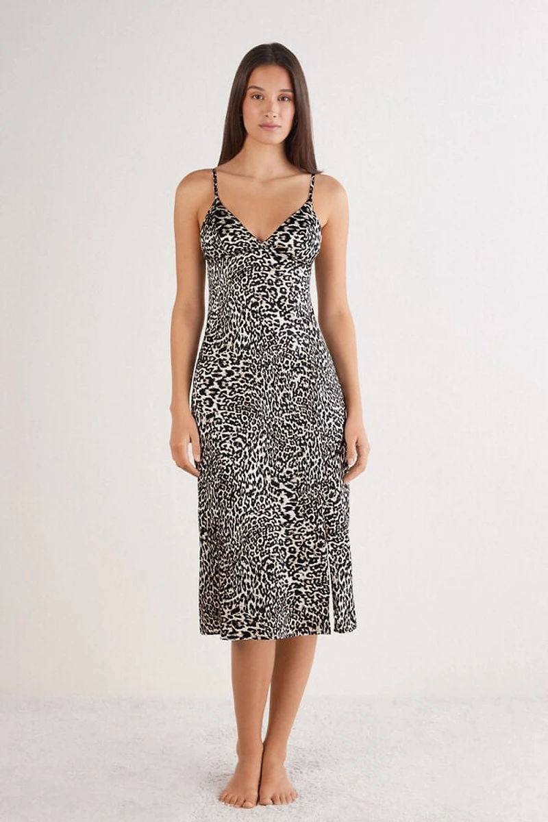 A Moment of Glamour Long Silk Slip