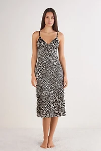 A Moment of Glamour Long Silk Slip