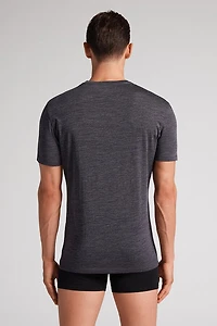 Stretch Merino Wool Short-Sleeve T-Shirt