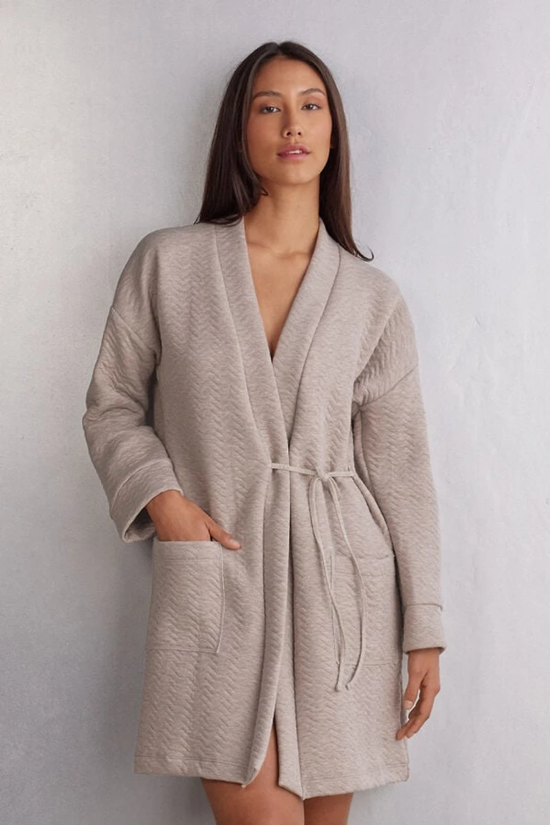 Soft Chevron Robe