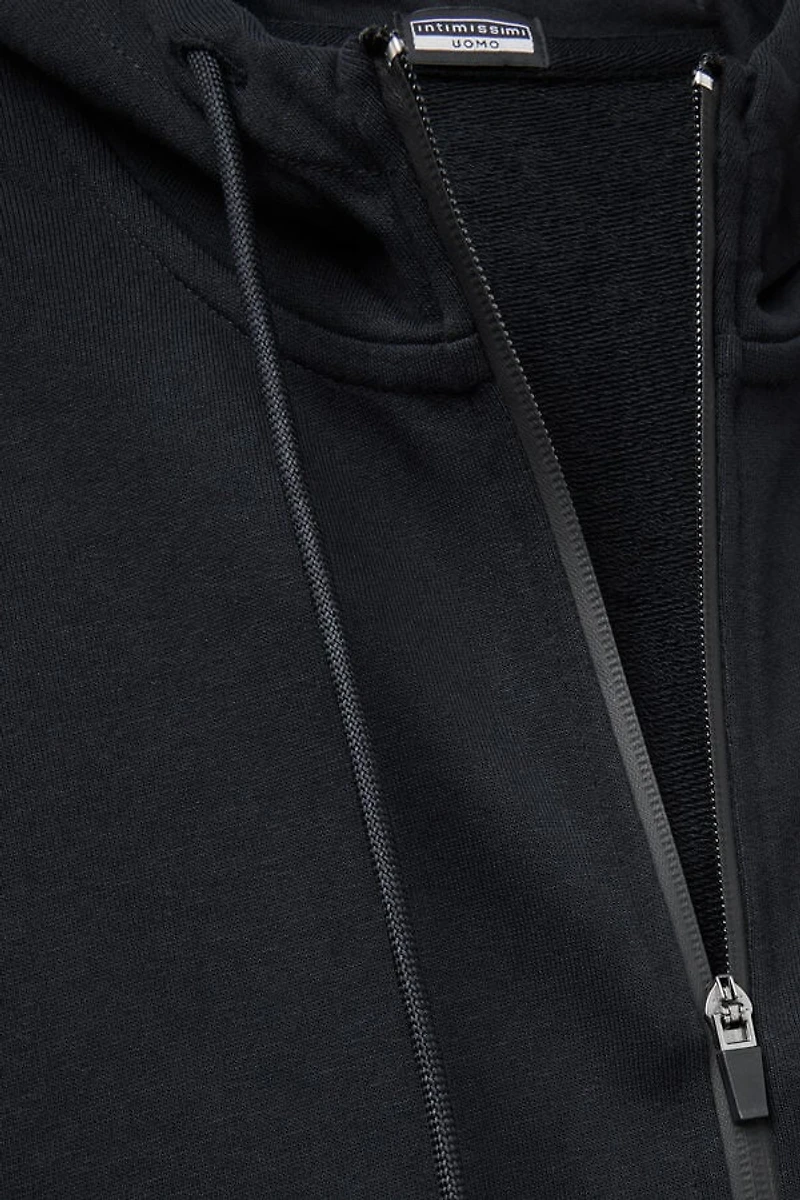 Zip Cotton Sweatshirt