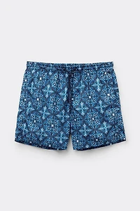 Blue Majolica Print Swim Trunks