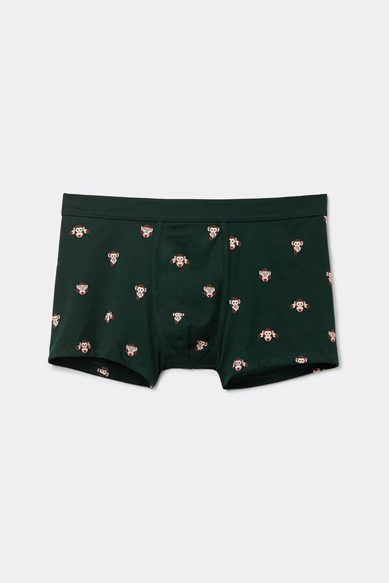 Chimp Print Superior Cotton Boxers