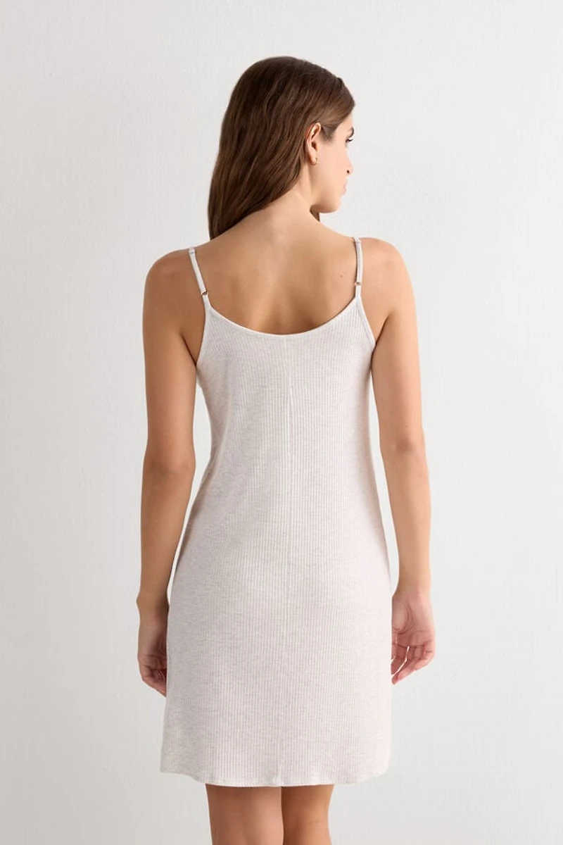 Chic Comfort Thin Strap Nightshirt