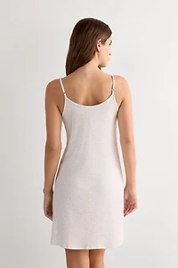 Chic Comfort Thin Strap Nightshirt