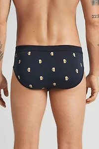 Beer Print Superior Cotton Briefs