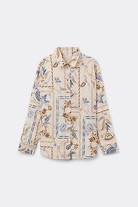 Italian Rivera Linen and Cotton Shirt