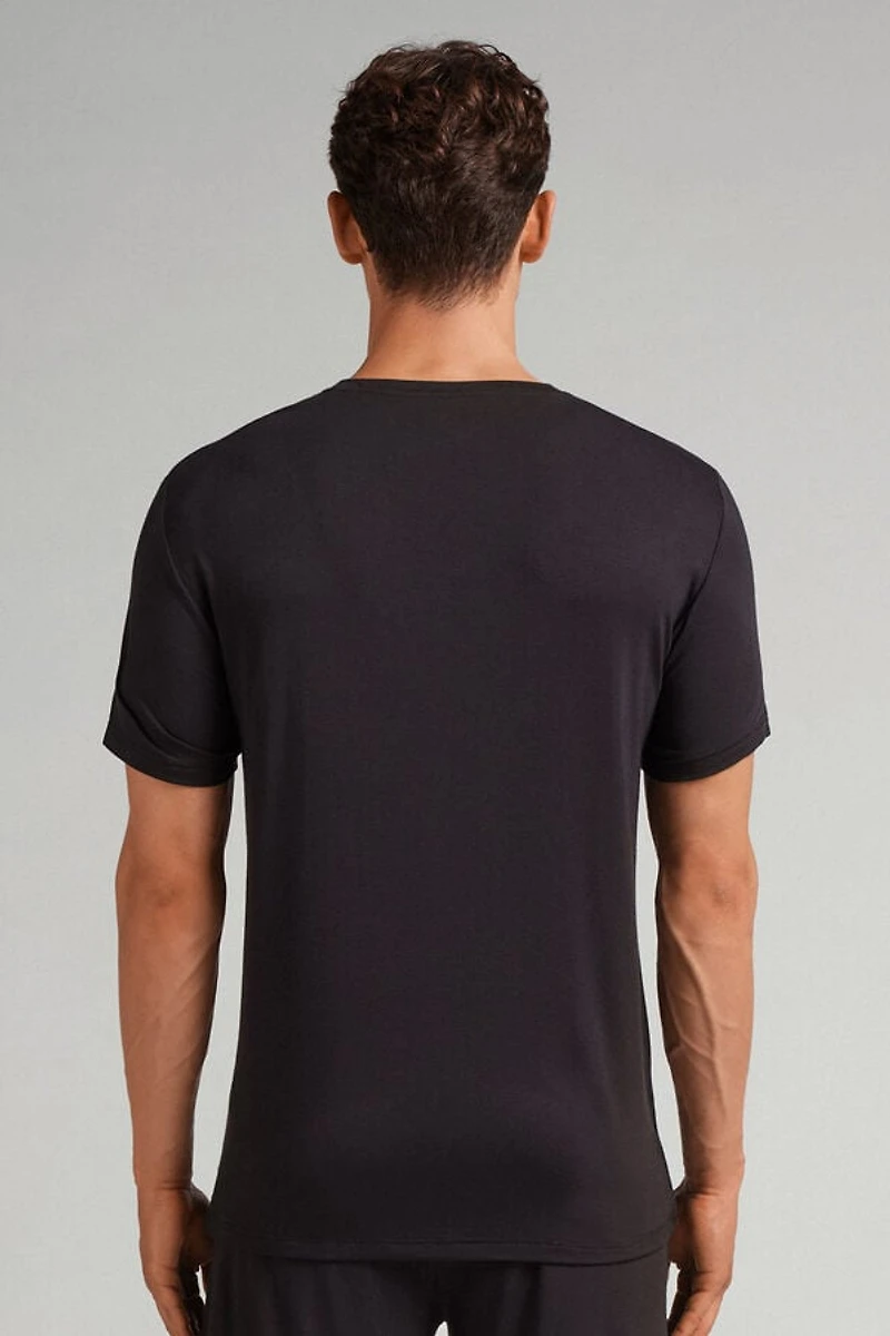 Modal and Silk T-shirt
