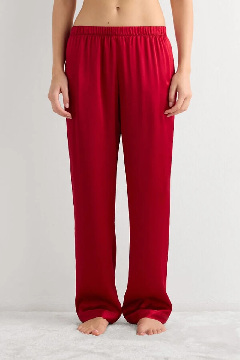 Silk Satin Pajama Pants