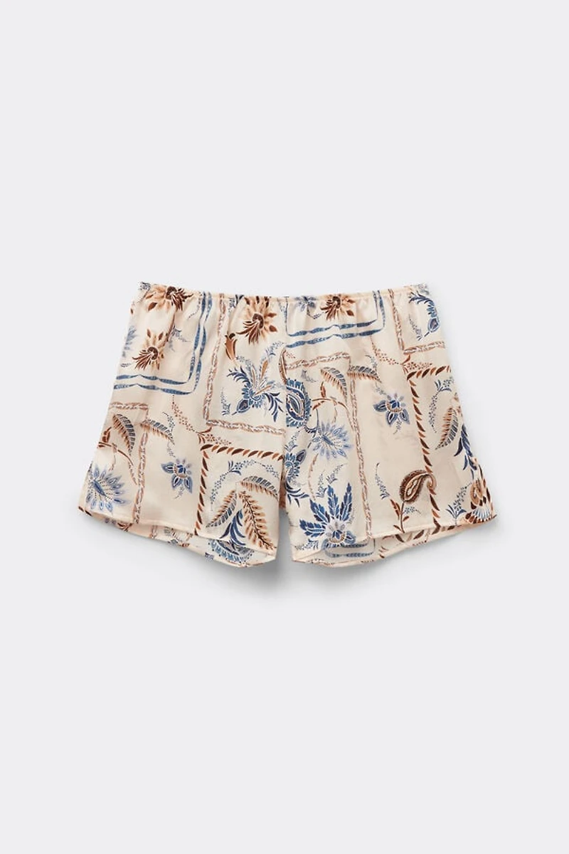Italian Riviera Silk Shorts