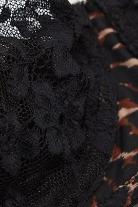 Sensual Attitude Animal Print Bandeau Balconette Bra