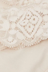 Lace and Cotton ‘80s Style Brazilian
