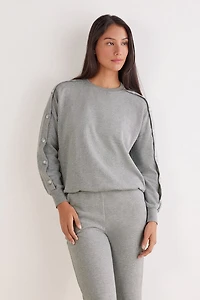 Coraline Casual Buttoned Long Sleeve Top