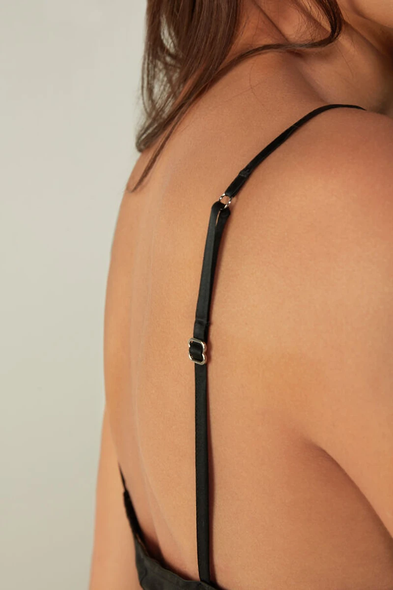 Midi-Length Slip Silk