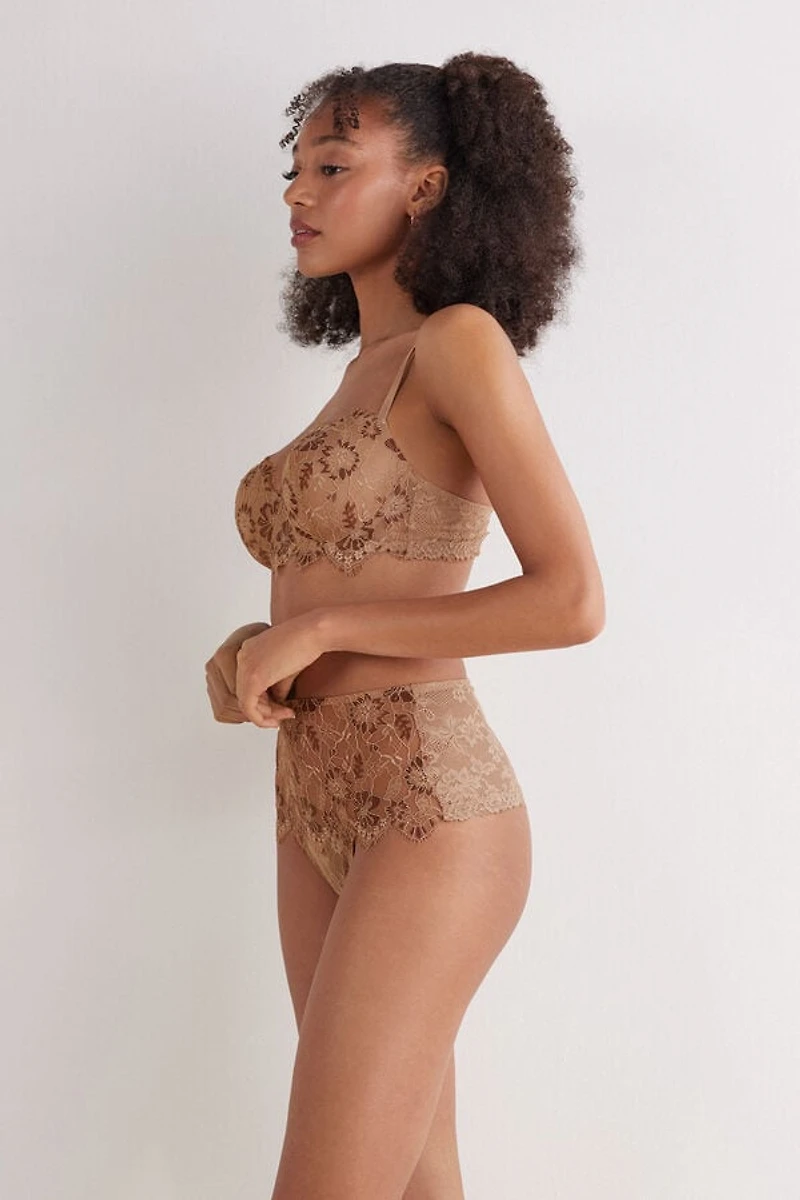 Summer Glow High Waist Brazilian Hipster Panties