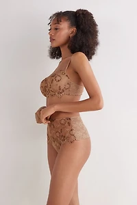 Summer Glow High Waist Brazilian Hipster Panties