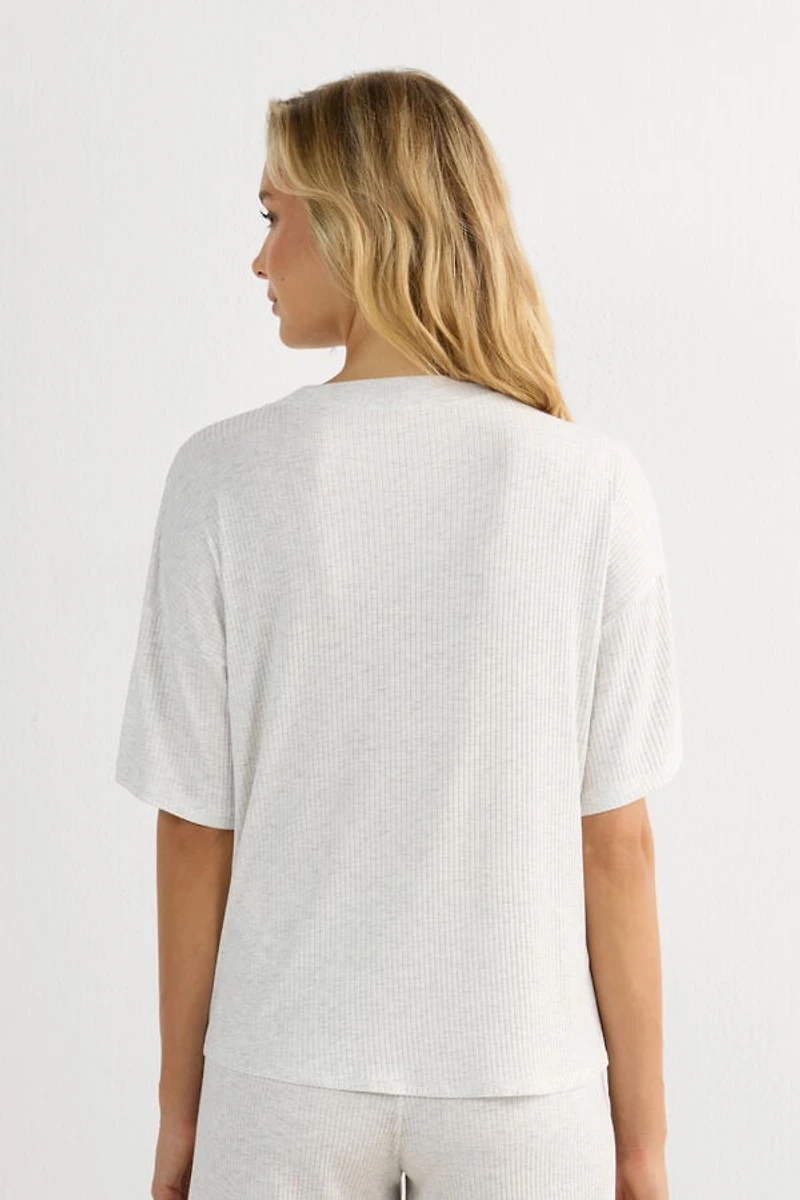 Chic Comfort Short Sleeve Modal Top