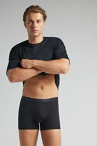 Premium Mercerized Cotton Logo Boxers