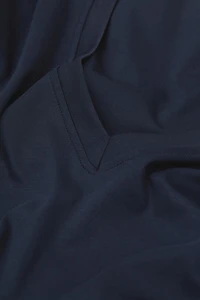 Premium Mercerized Cotton V-Neck T-Shirt