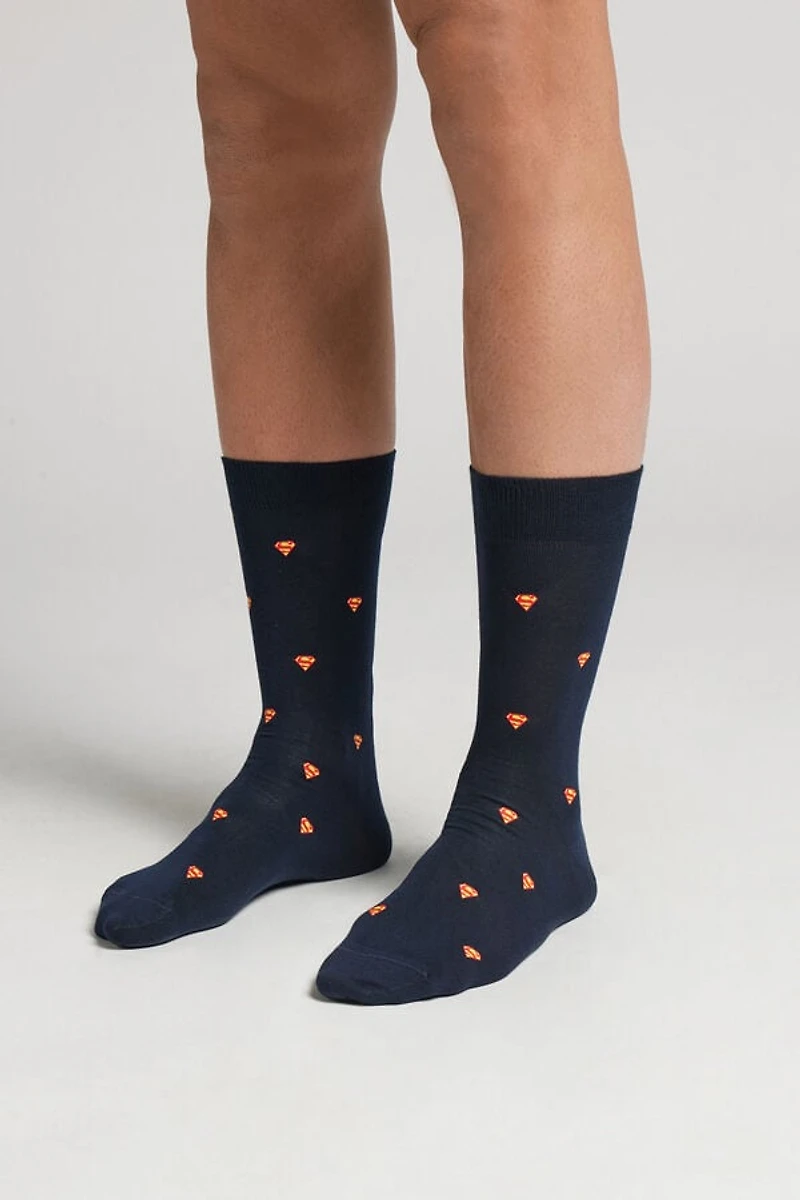 DC Comics Superman Cotton Crew Socks